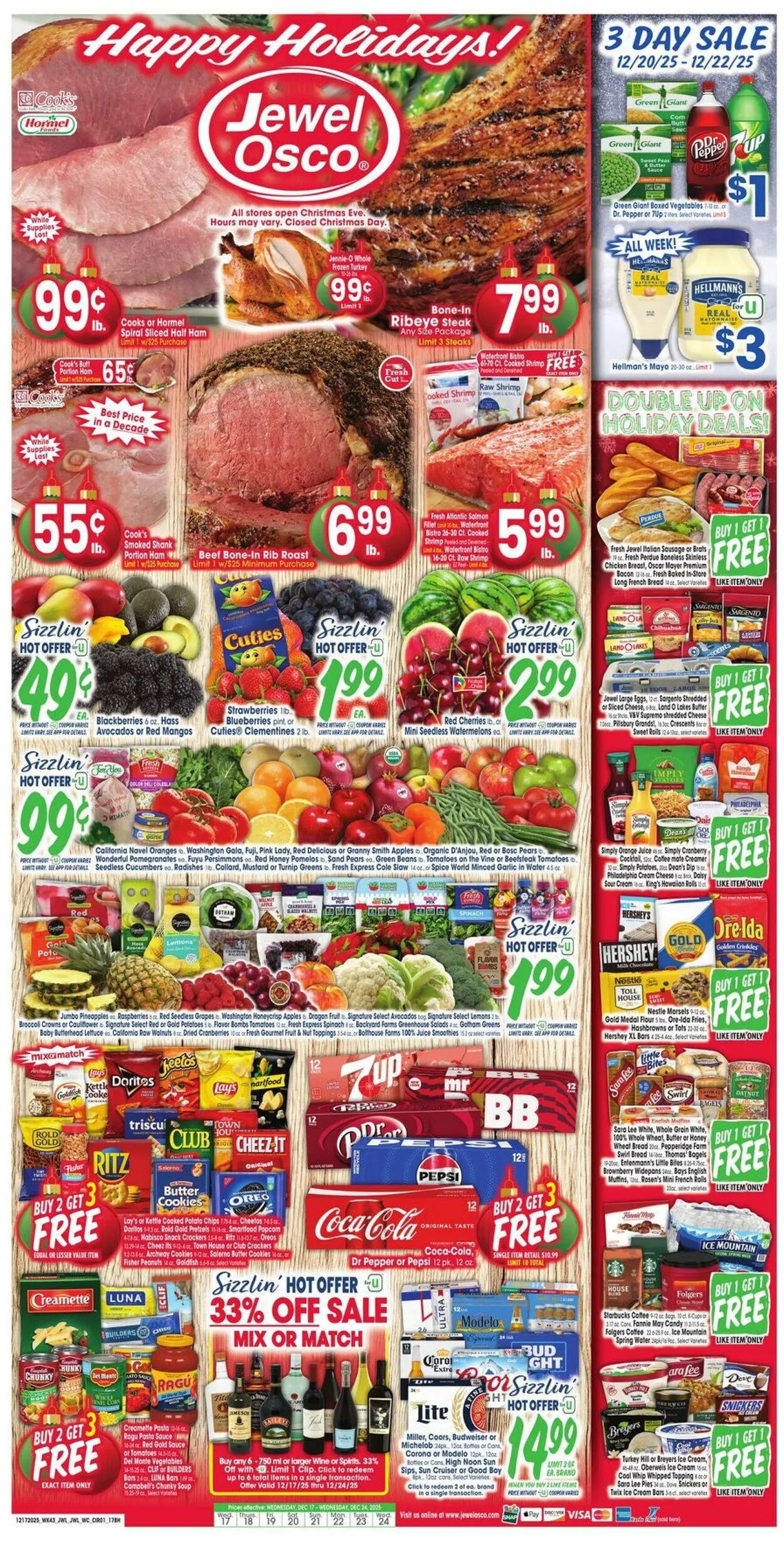 Catálogo de Jewel Osco Current weekly ad 17 de diciembre al 24 de diciembre 2025 - Página 1