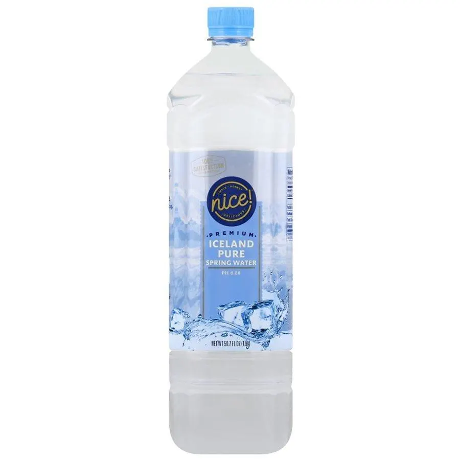Nice! Iceland Pure Spring Water, 50.7 fl oz