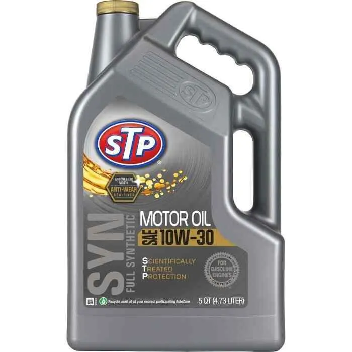 STP Full Synthetic Engine Oil 10W-30 5 Quart