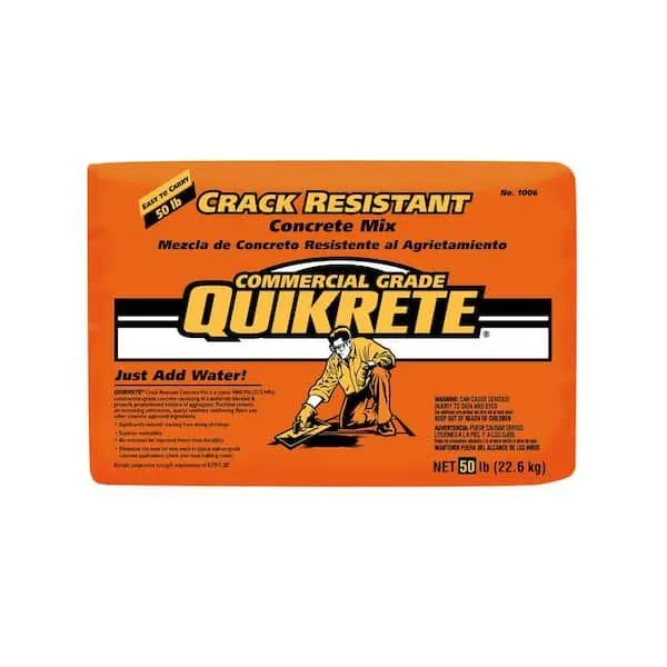 50 lb. Crack Resistant Concrete Mix