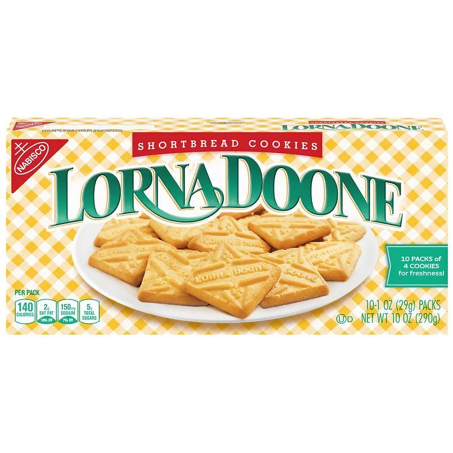 Lorna Doone Shortbread Cookies Vanilla, 1.0 oz, 10 pack