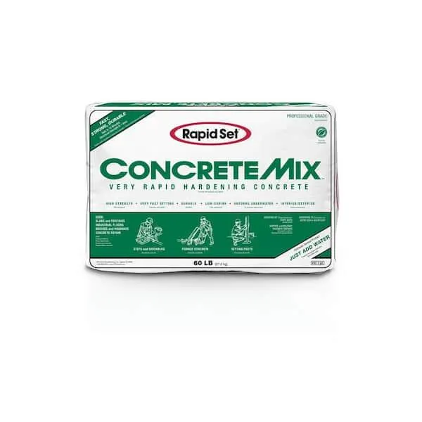 60 lbs. High-Performance, Rapid-Hardening Concrete Mix