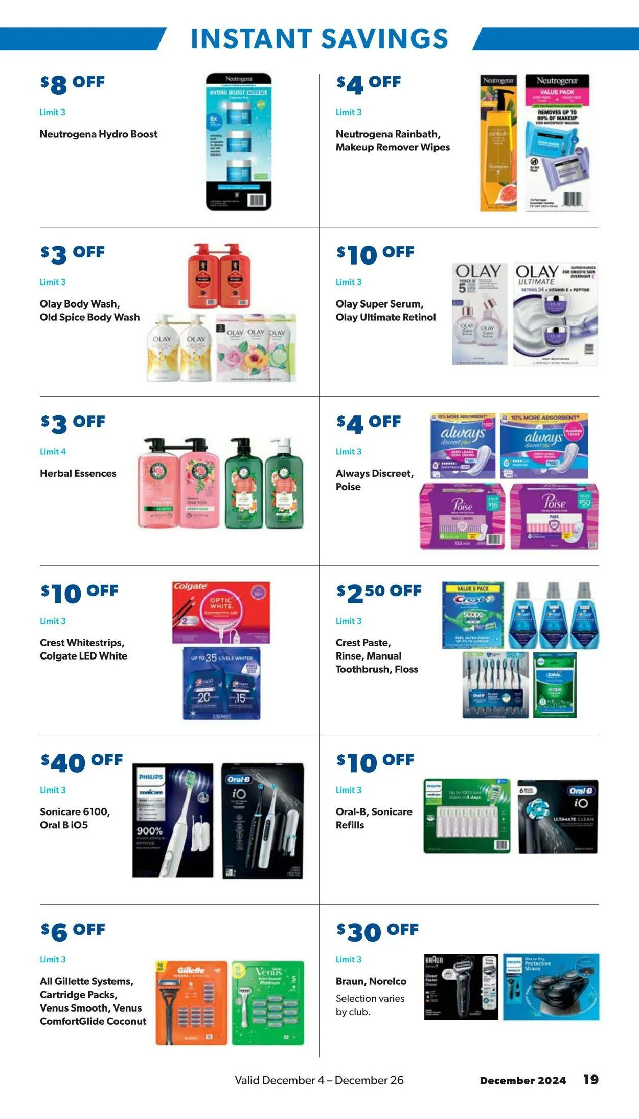 Weekly ad Sam's Club - Christmas 2024 from December 4 to December 26 2024 - Page 19