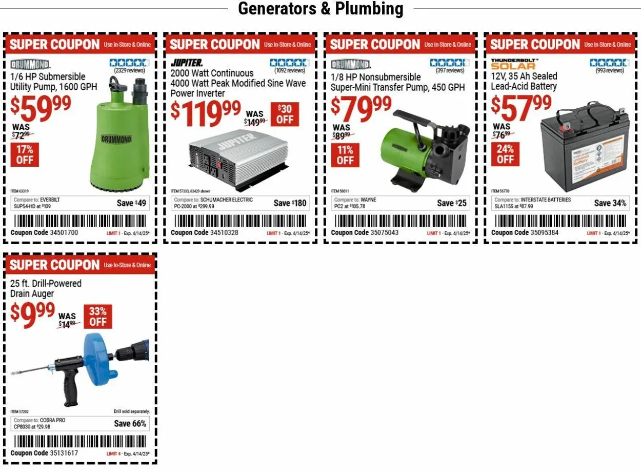 Catálogo de Harbor Freight Current weekly ad 31 de marzo al 9 de abril 2025 - Página 4