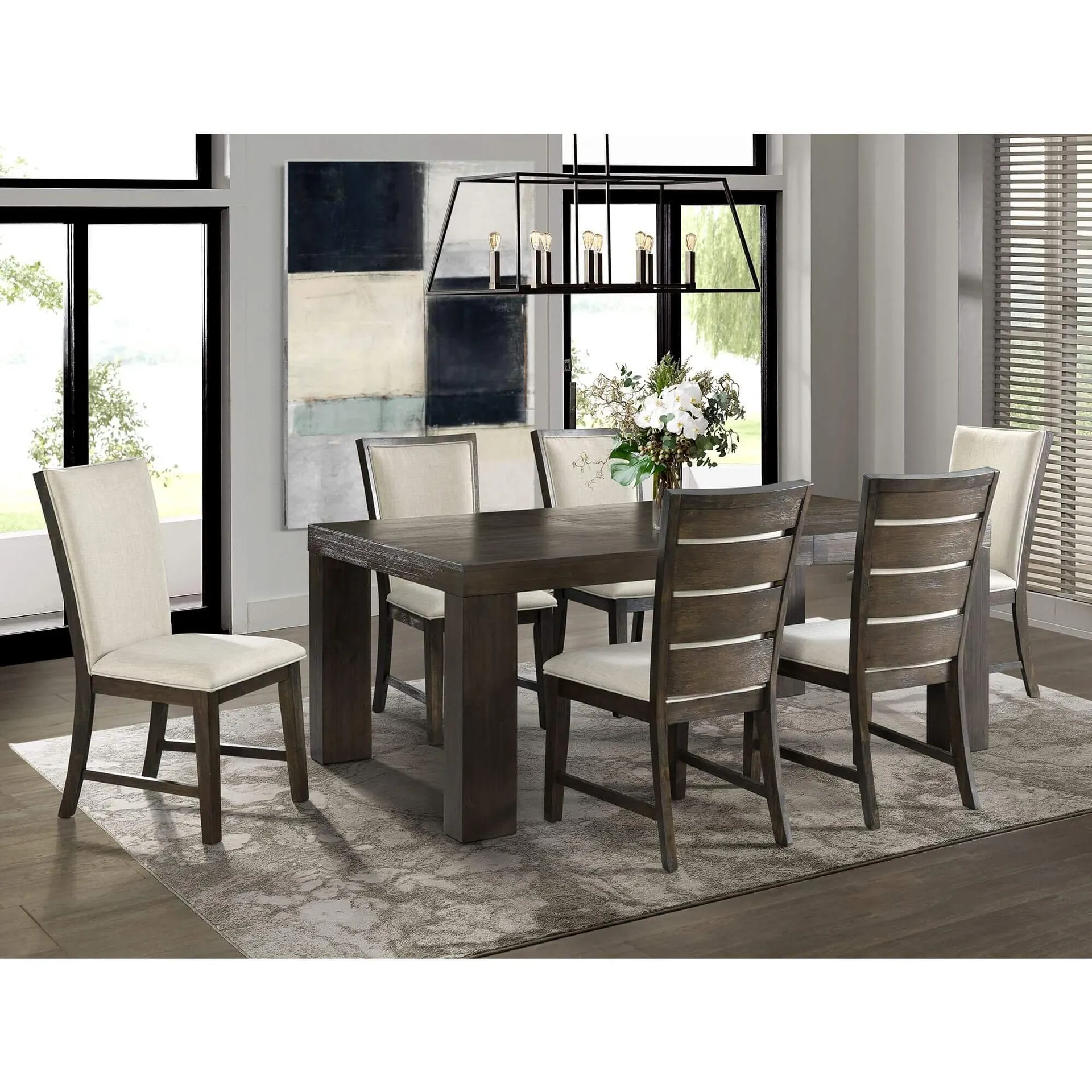 Colección de comedor Grady de 7 piezas