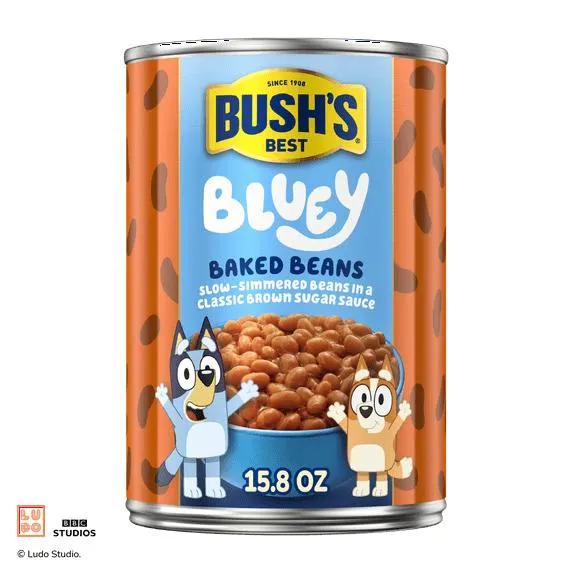 Bush's Bluey Baked Beans, Canned Beans, 15.8 oz Can