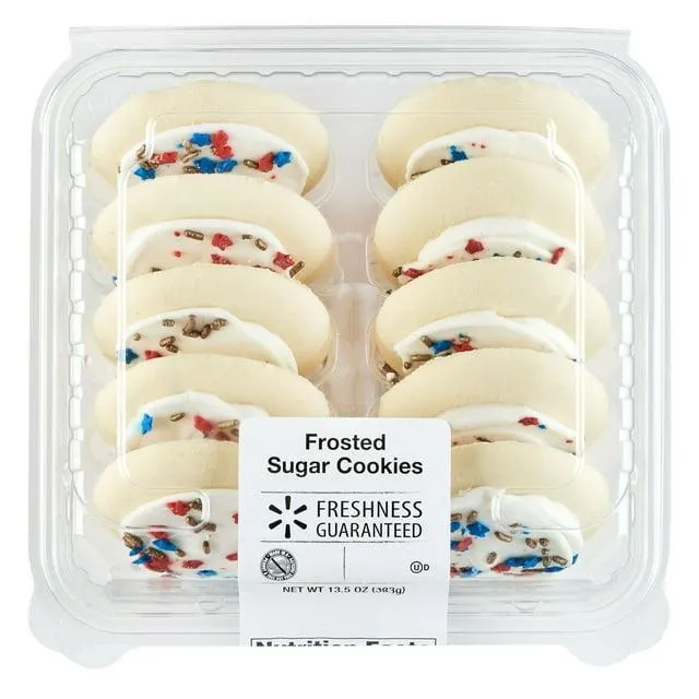 Freshness Guaranteed Patriotic Frosted Sugar Cookies, 13.5 oz, 10 Count