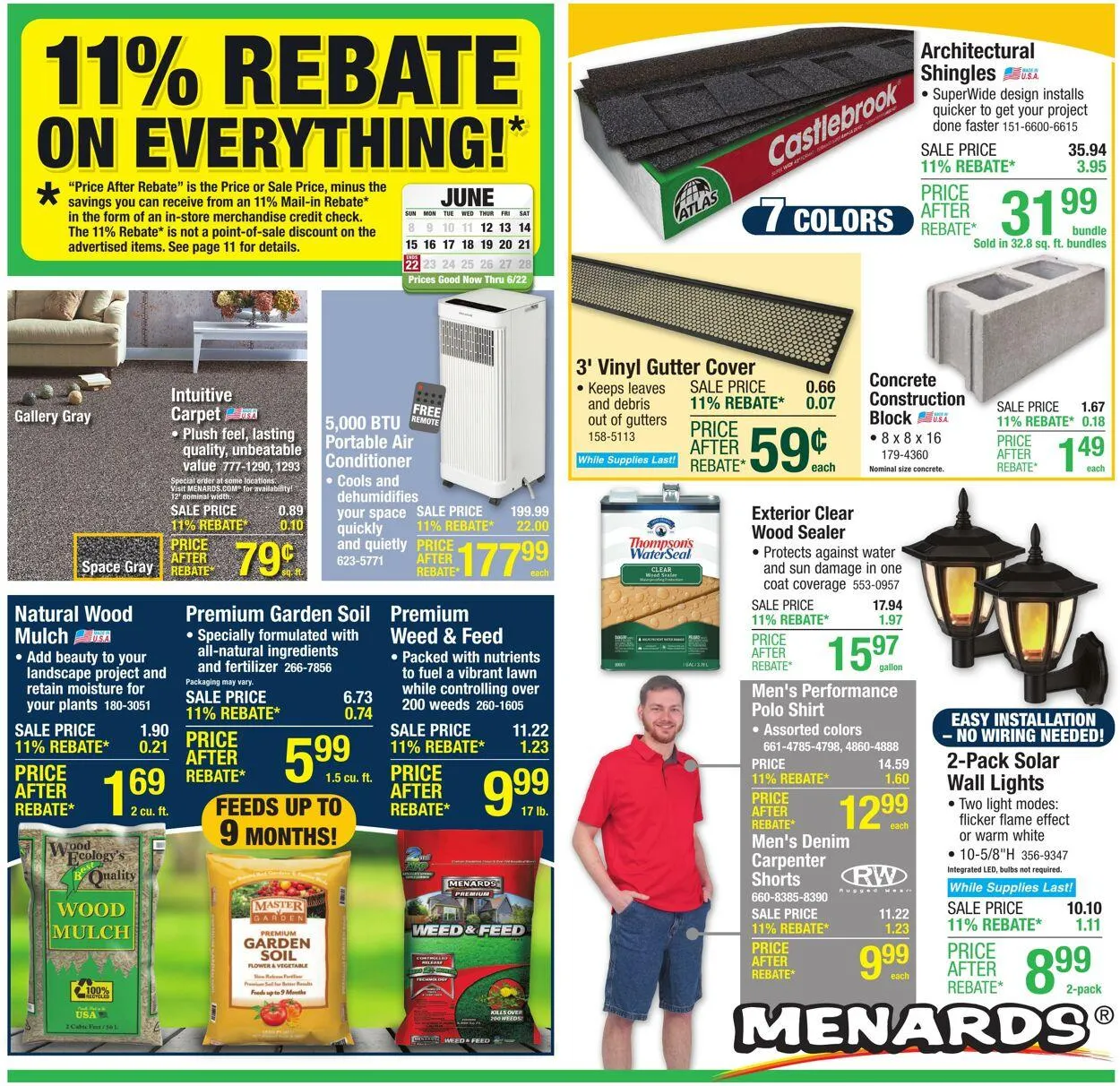 Catálogo de Menards Current weekly ad 11 de junio al 22 de junio 2025 - Página 1