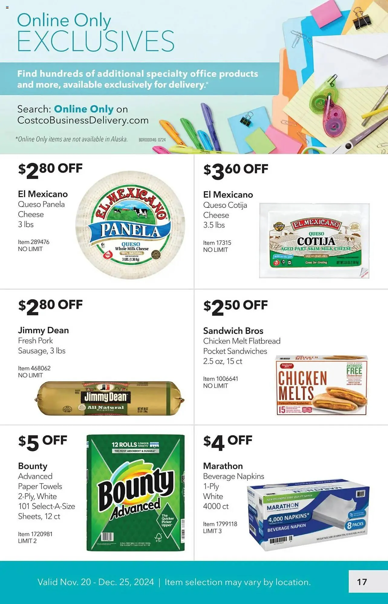 Weekly ad Costco Weekly Ad from November 20 to December 25 2024 - Page 17