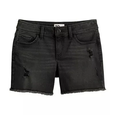 Girls 6-20 SO® Jean Midi Shorts in Regular and Plus