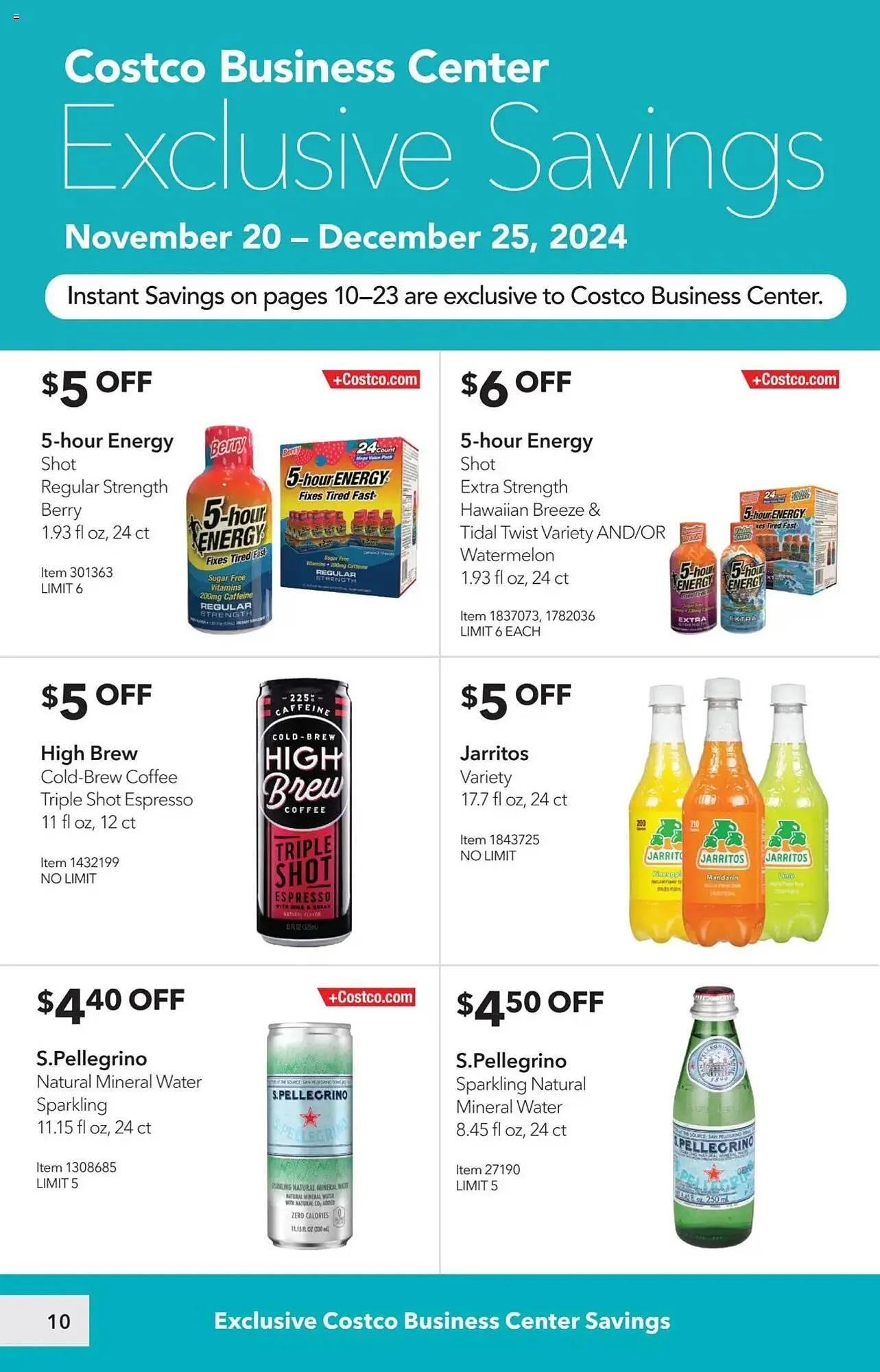 Weekly ad Costco Weekly Ad from November 20 to December 25 2024 - Page 10