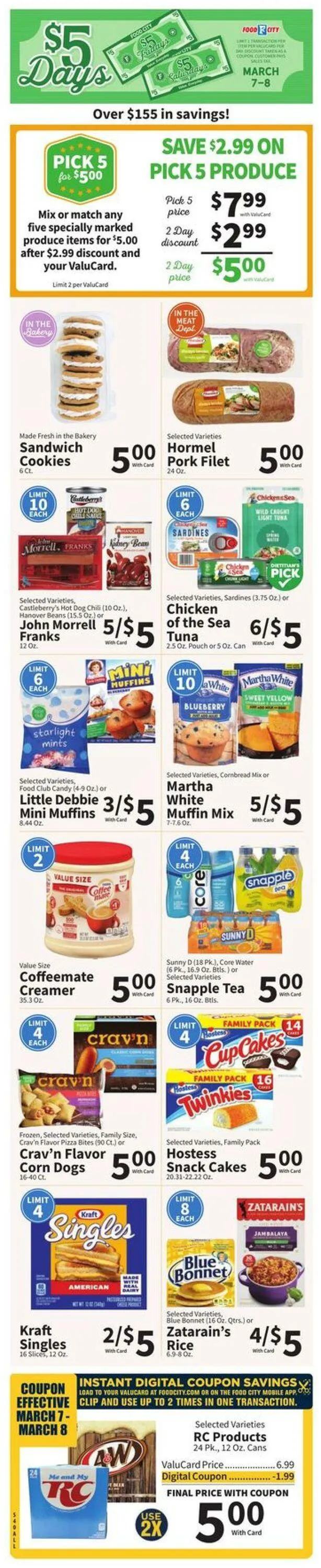 Weekly ad Food City Current weekly ad from March 5 to March 11 2025 - Page 3