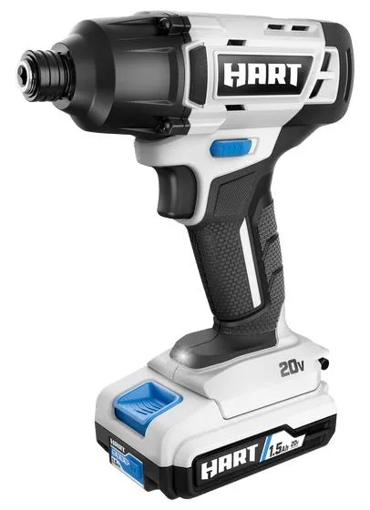 Kit de taladro atornillador de impacto de 1/4" y 20 V