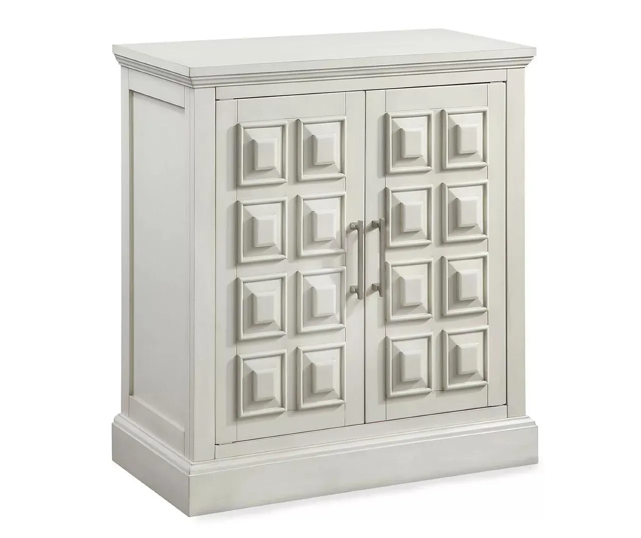 Hailey White 2-Door Accent Cabinet