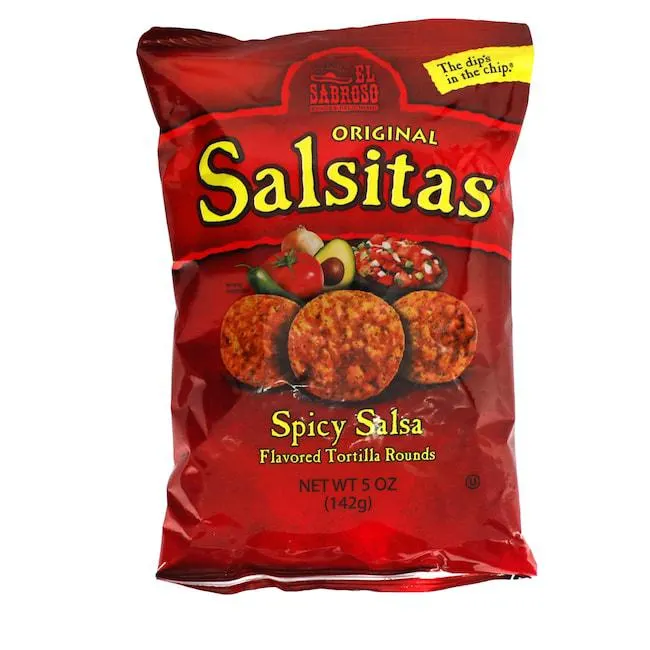 El Sabroso Original Salsitas Spicy Salsa Tortilla Rounds, 5-oz.