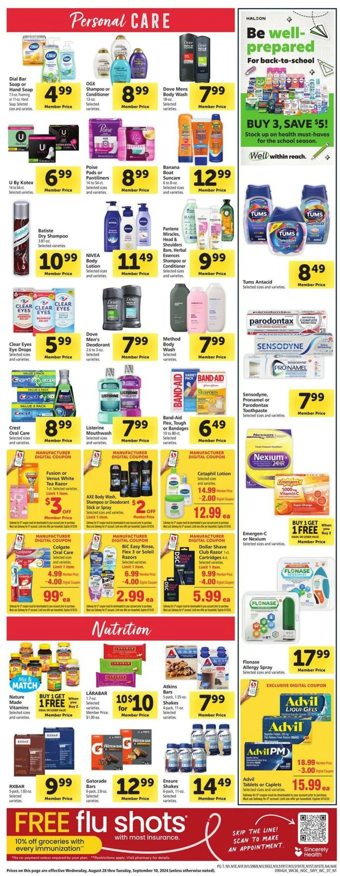 Catálogo de Safeway Current weekly ad 4 de septiembre al 10 de septiembre 2024 - Página 7