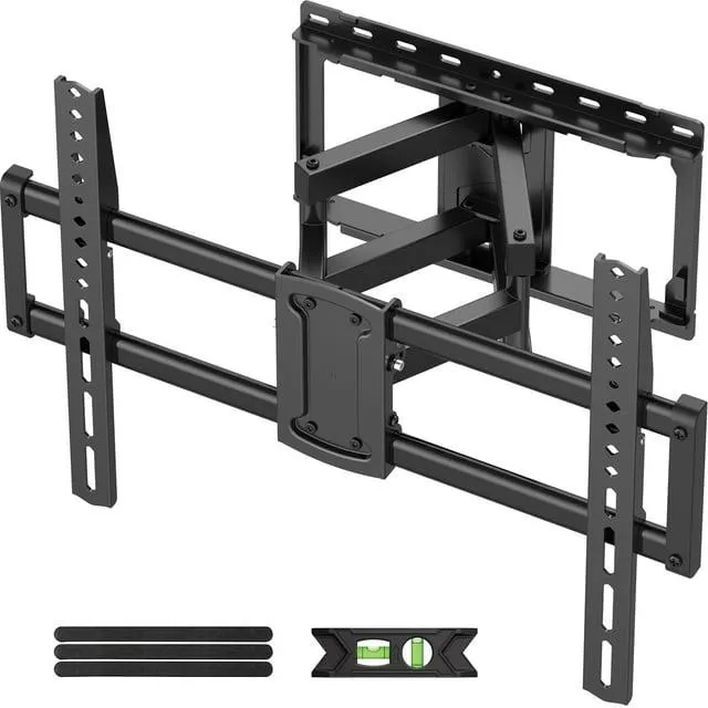 USX MOUNT Full Motion TV Wall Mount for 47-90 inch TVs Swivels Tilts Extension Rotation Holds up to 132lbs Max VESA 600x400mm, Fit 16" Wood Stud