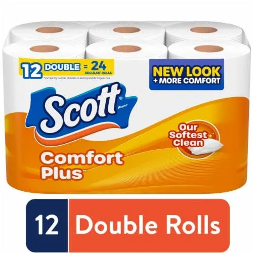 Scott Comfort Plus 1 Ply Toilet Paper