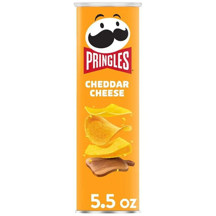 Pringles Potato Crisps Chips Cheddar Cheese, 5.5 oz