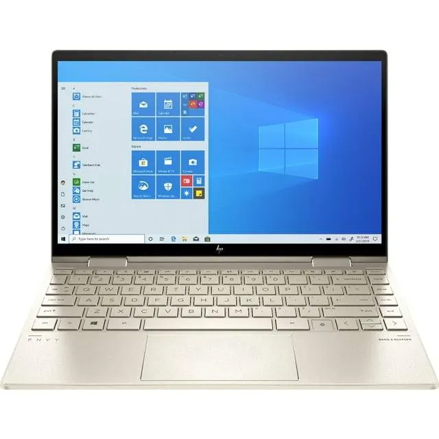 hp Envy X360 2-in-1 13.3 inch FHD IPS Touch-Screen Laptop | 11th Generation Intel Core i5-1135G7 Backlit Keyboard Fingerprint Windows 10 Home (8GB DDR4 RAM 256GB SSD |Mouse Pad), Gold