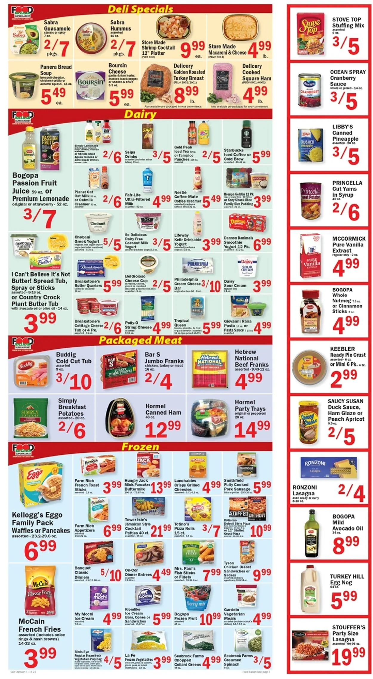 Catálogo de Food Bazaar Current weekly ad 14 de noviembre al 20 de noviembre 2024 - Página 5