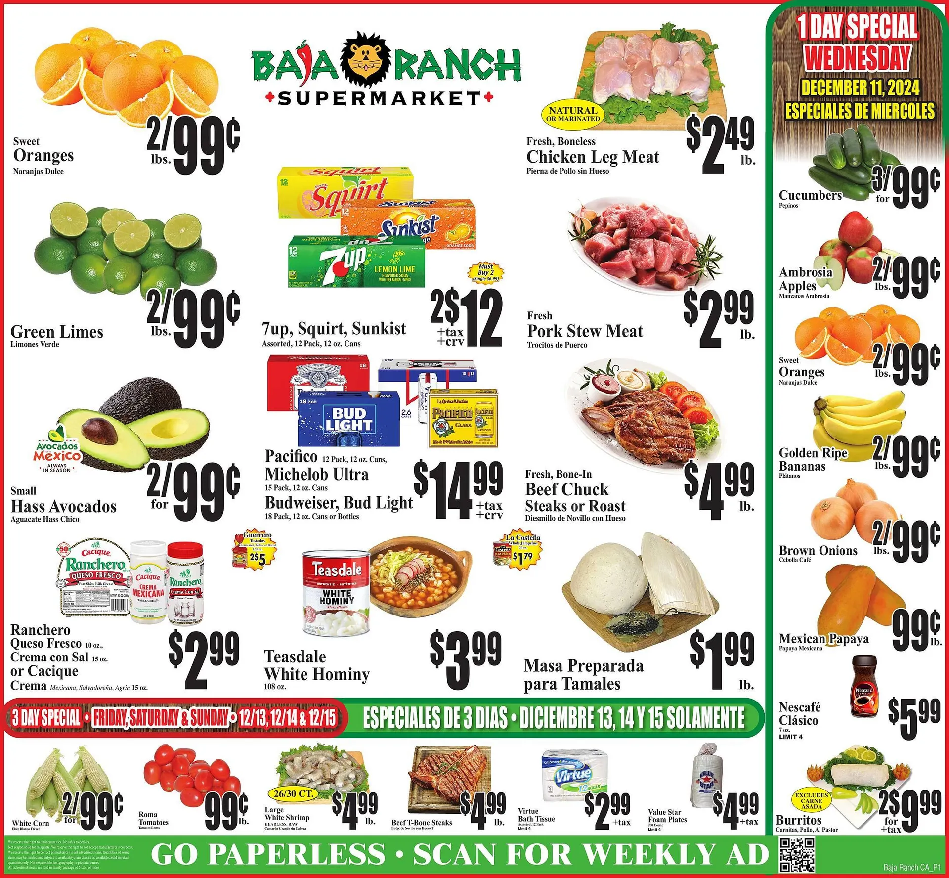 Baja Ranch Weekly Ad - 1