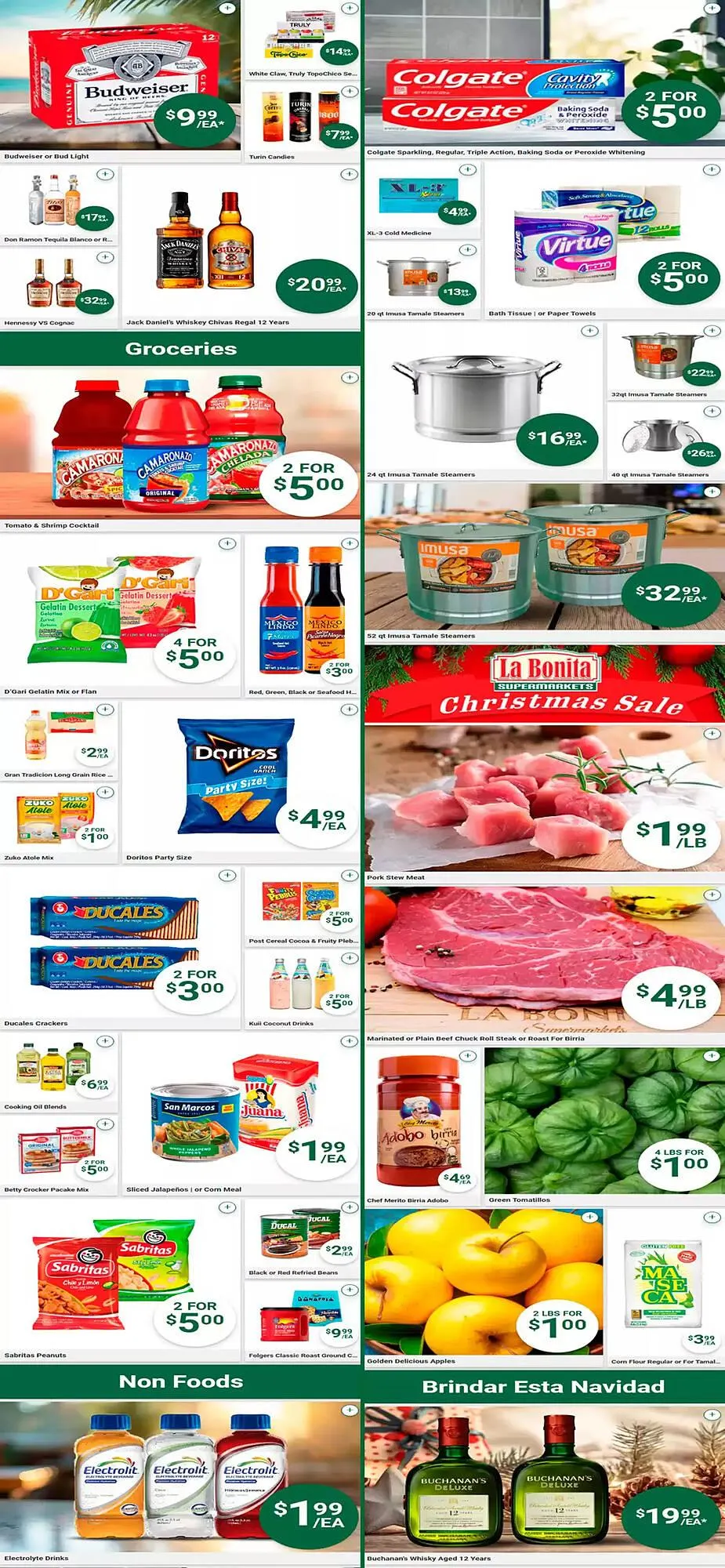 Catálogo de La Bonita Supermarkets Weekly Ad 19 de diciembre al 2 de enero 2025 - Página 2