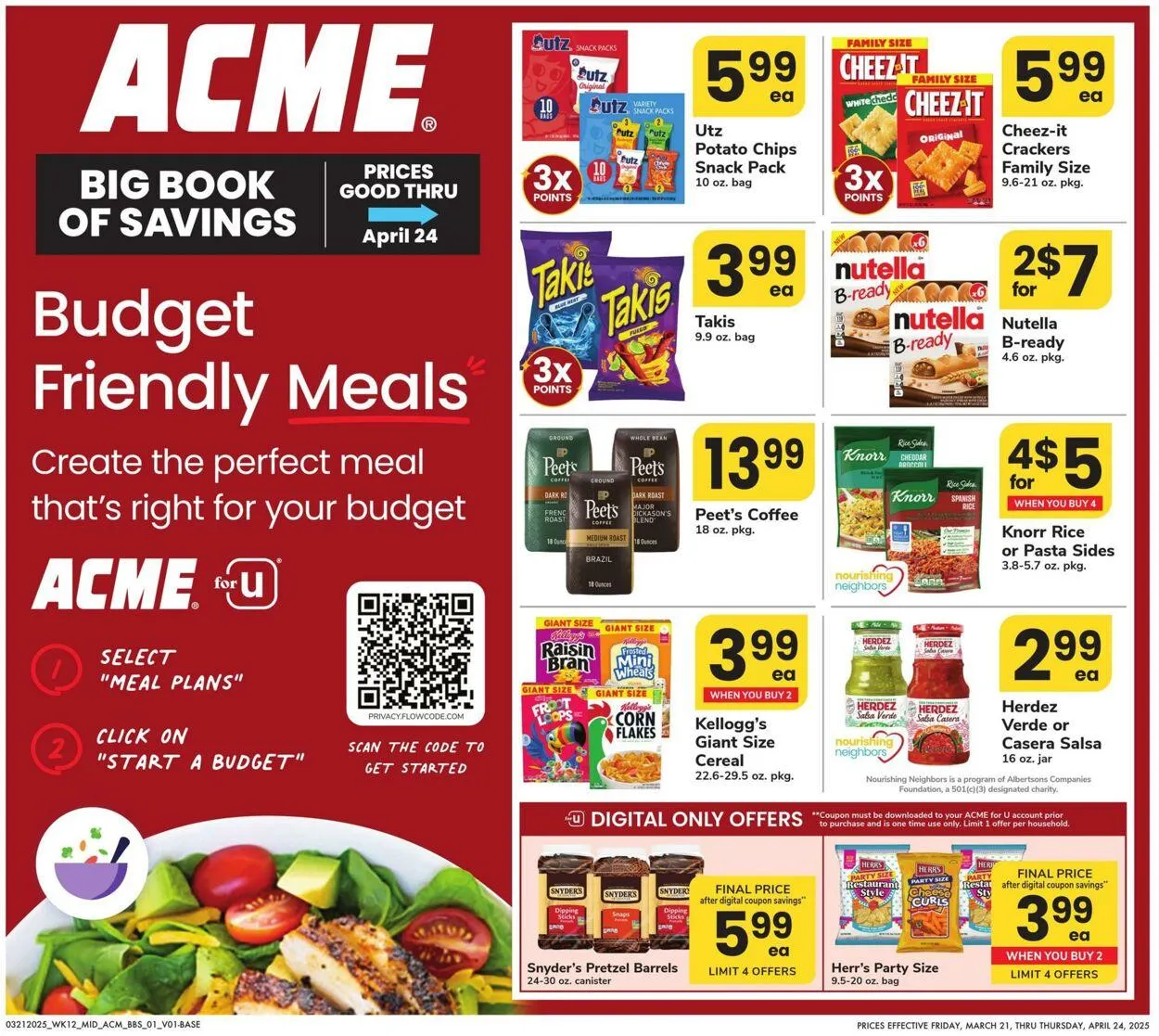 Catálogo de Acme Current weekly ad 21 de marzo al 24 de abril 2025 - Página 1