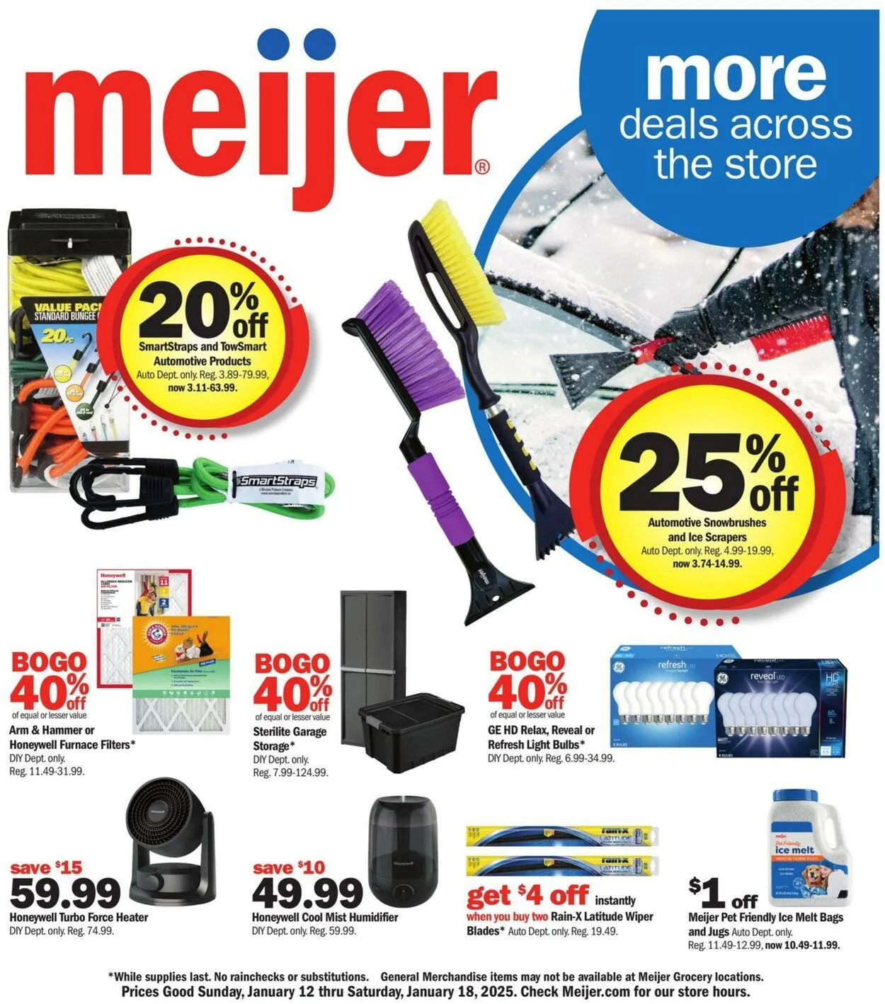 Catálogo de Meijer Current weekly ad 12 de enero al 18 de enero 2025 - Página 1