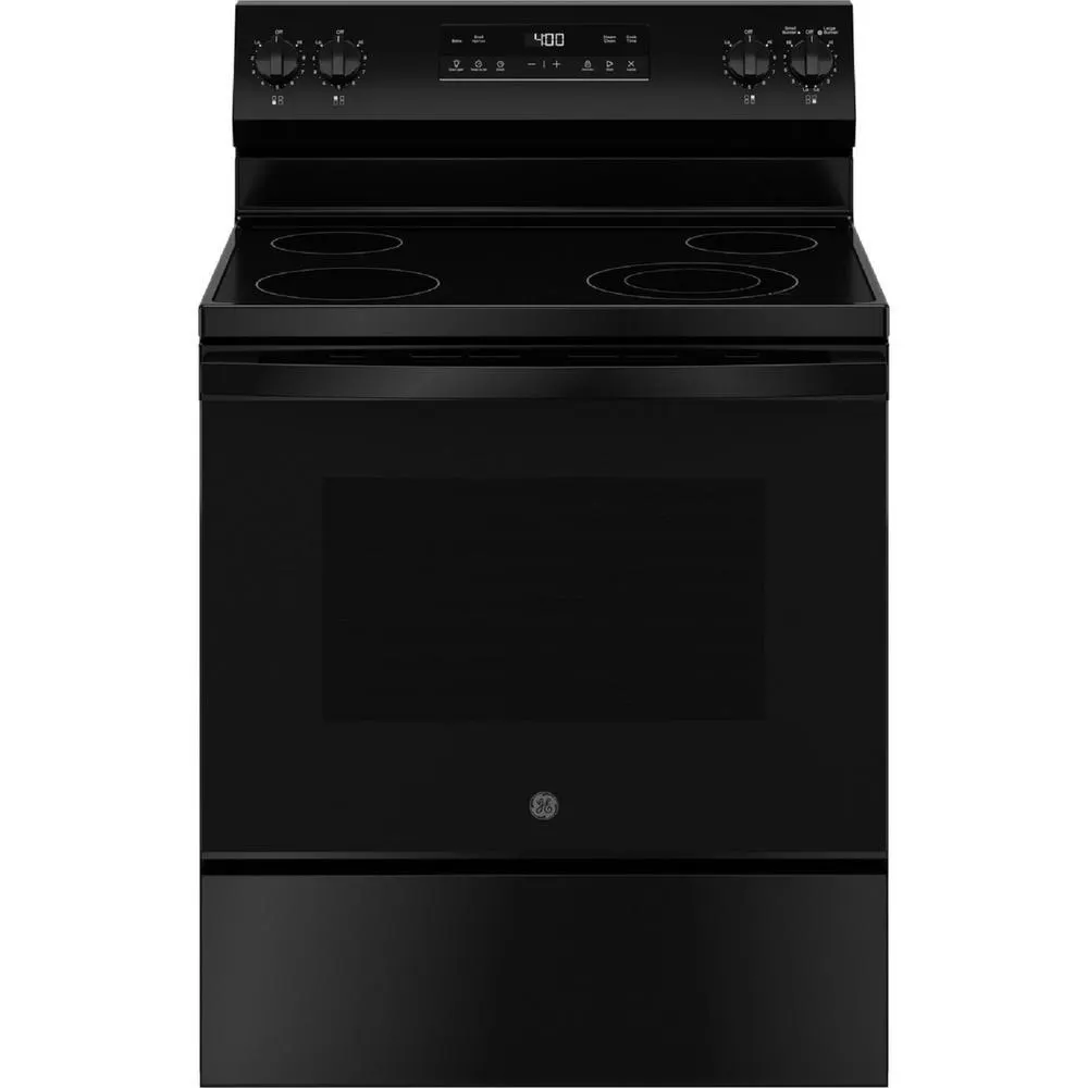 GE Appliances GRF400SVBB 30" Free-Standing Electric Range - Black