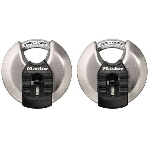 Master Lock M40XT Magnum Discus 2-3/4 in. H X 1-13/64 in. W X 2-3/4 in. L Steel Ball Bearing Locking