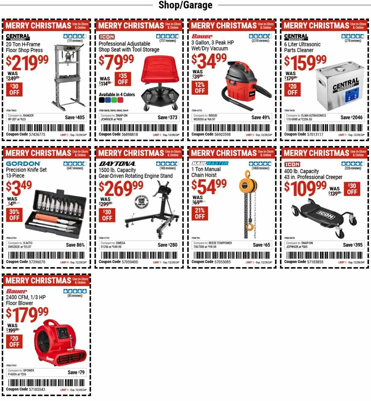 Catálogo de Harbor Freight Current weekly ad 16 de diciembre al 25 de diciembre 2024 - Página 11