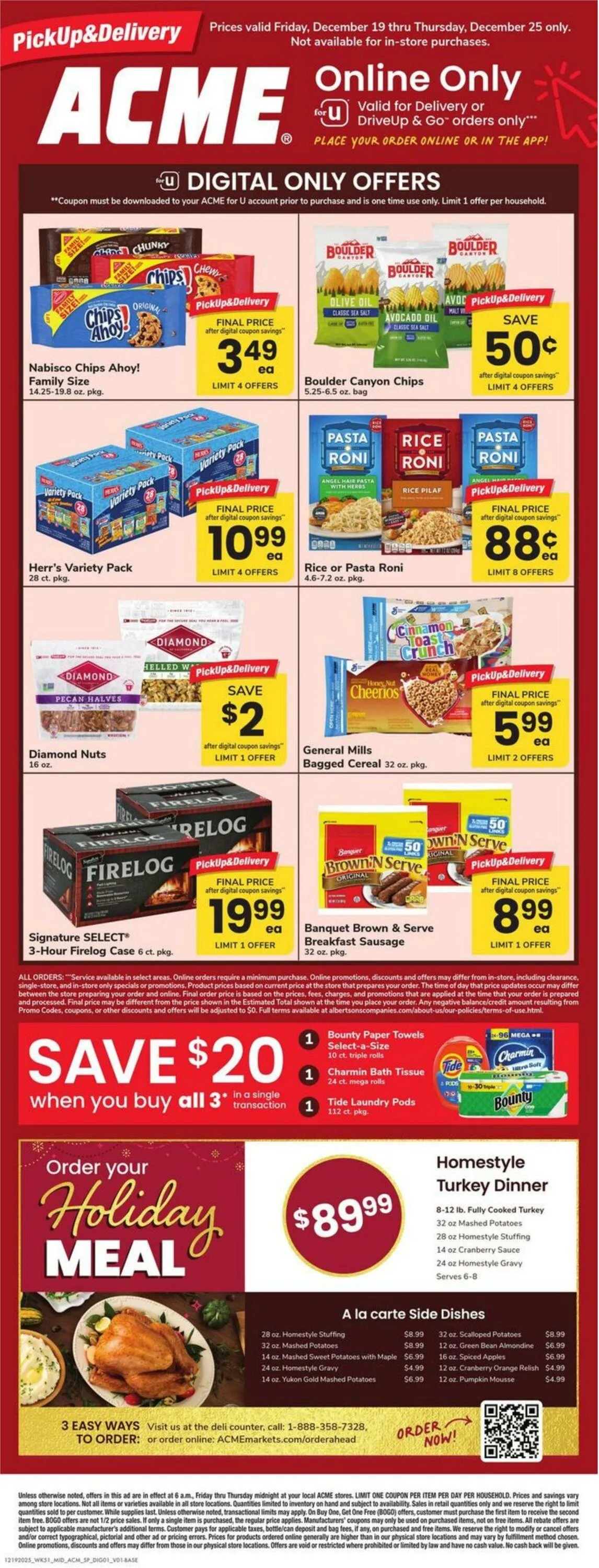 Weekly ad Acme Current weekly ad from December 19 to December 25 2025 - Page 1