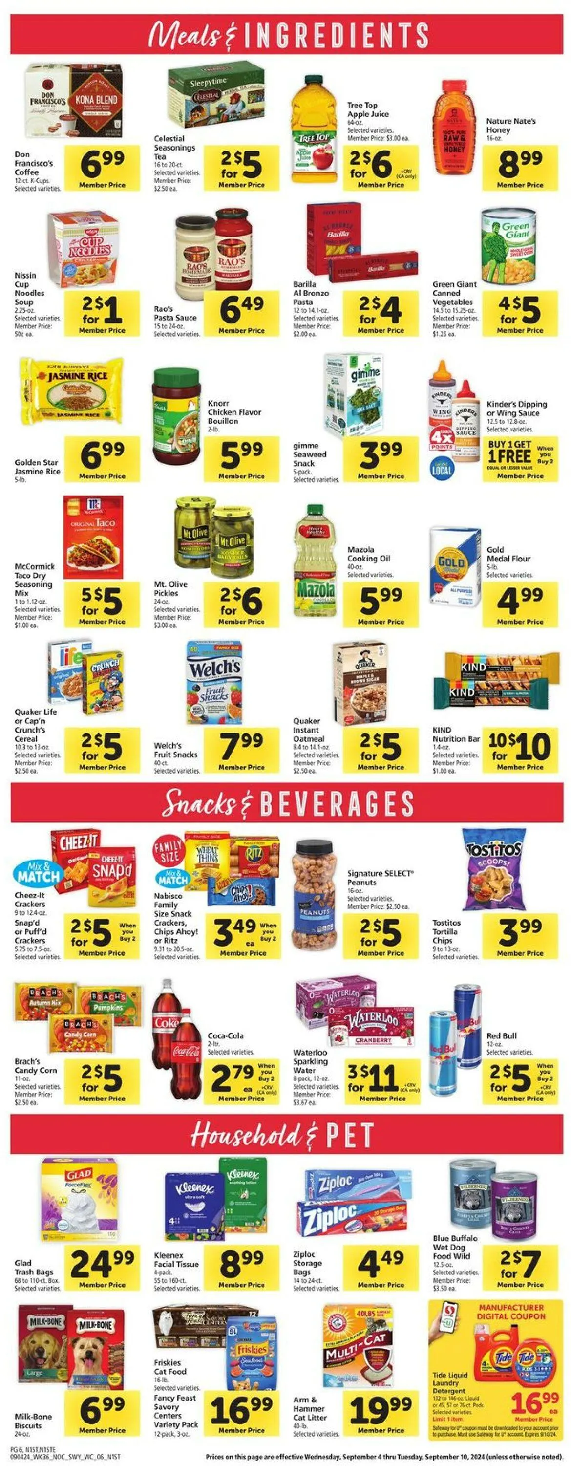 Catálogo de Safeway Current weekly ad 4 de septiembre al 10 de septiembre 2024 - Página 6