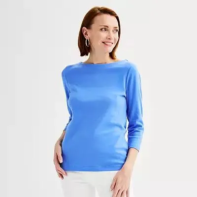 Women's Croft & Barrow® Boatneck Top