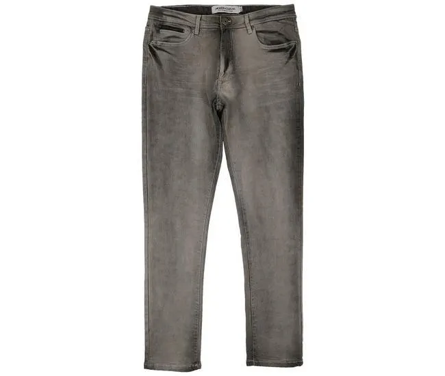 Skinny Zip Denim Jeans