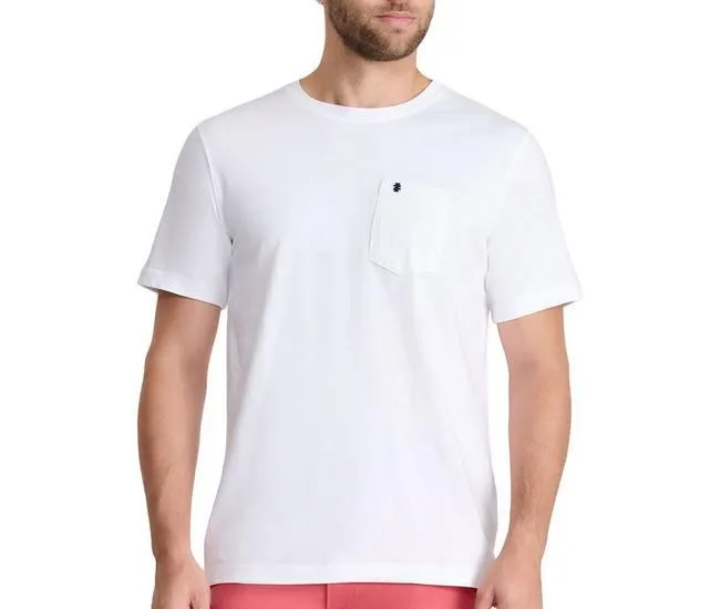 Mens Solid Pocket Short Sleeve T-Shirt