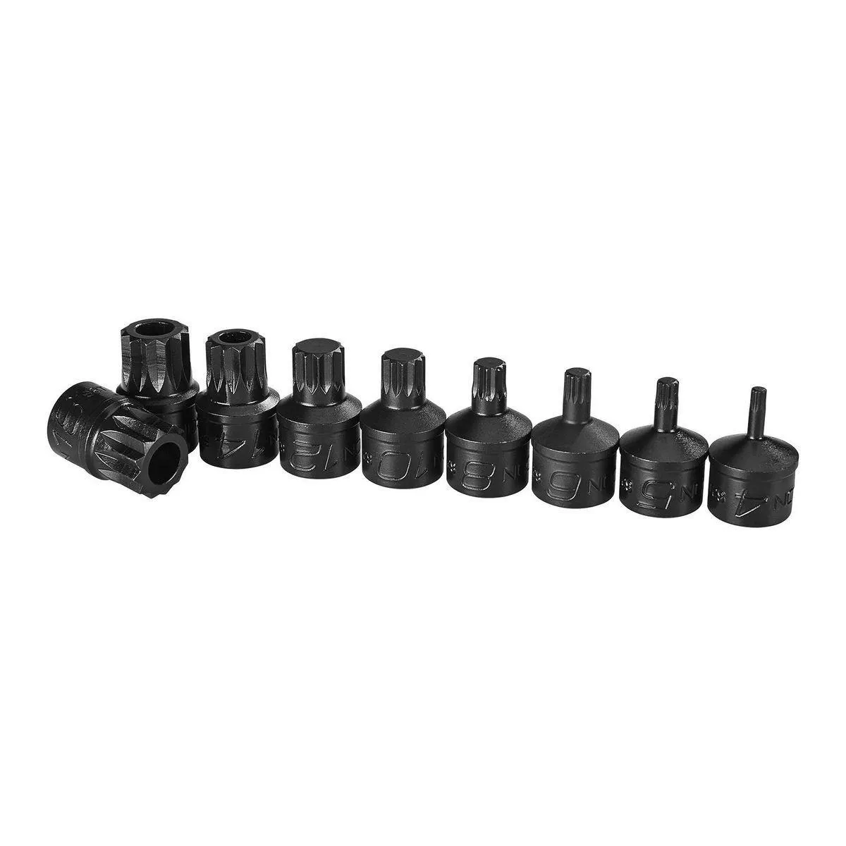 ICON 3/8 in. Drive Professional Triple-Square Impact Bit Socket Set, 9-Piece
