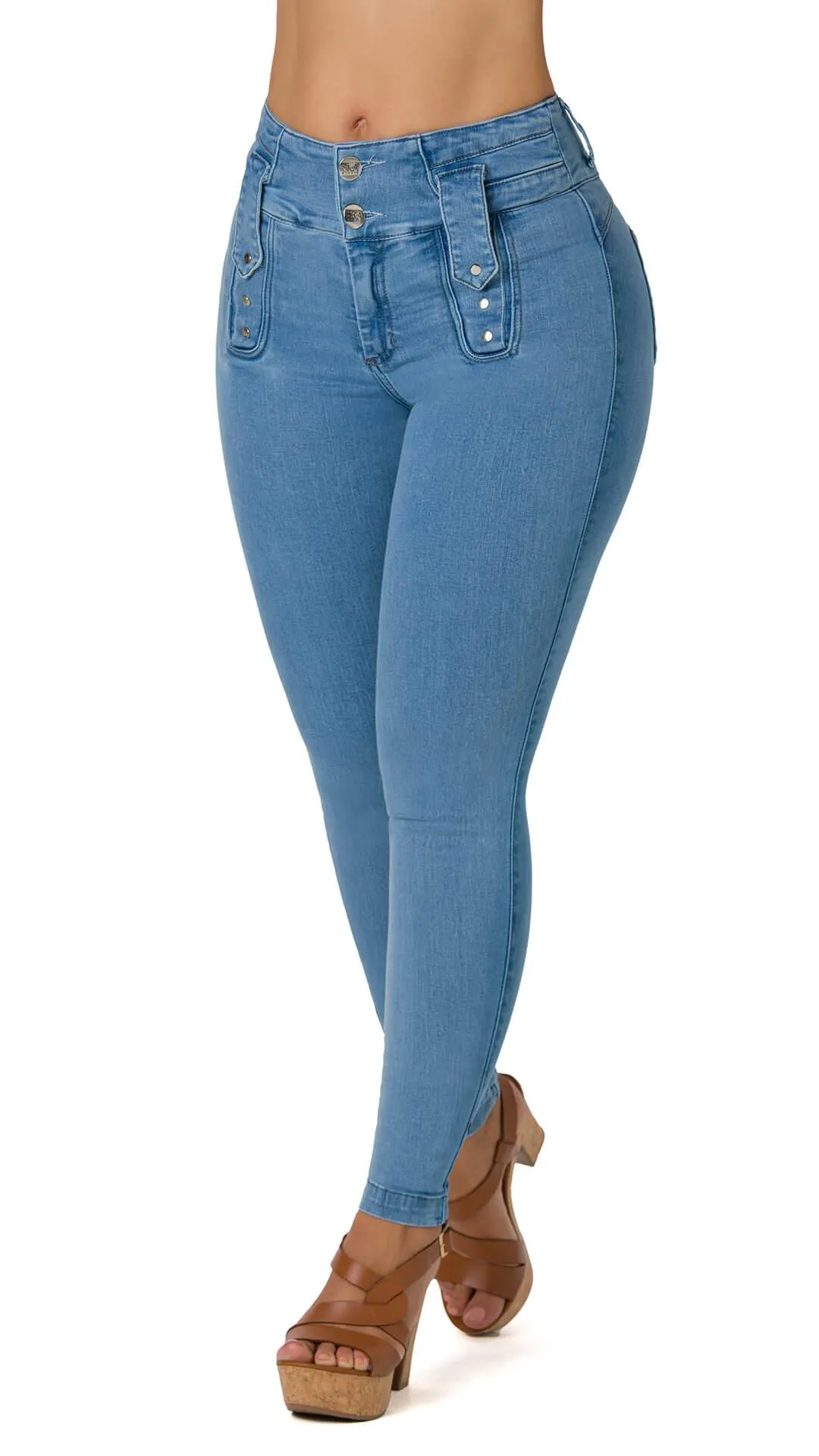 Jean Levantacola Con Taches Frontales 52467PNT-B