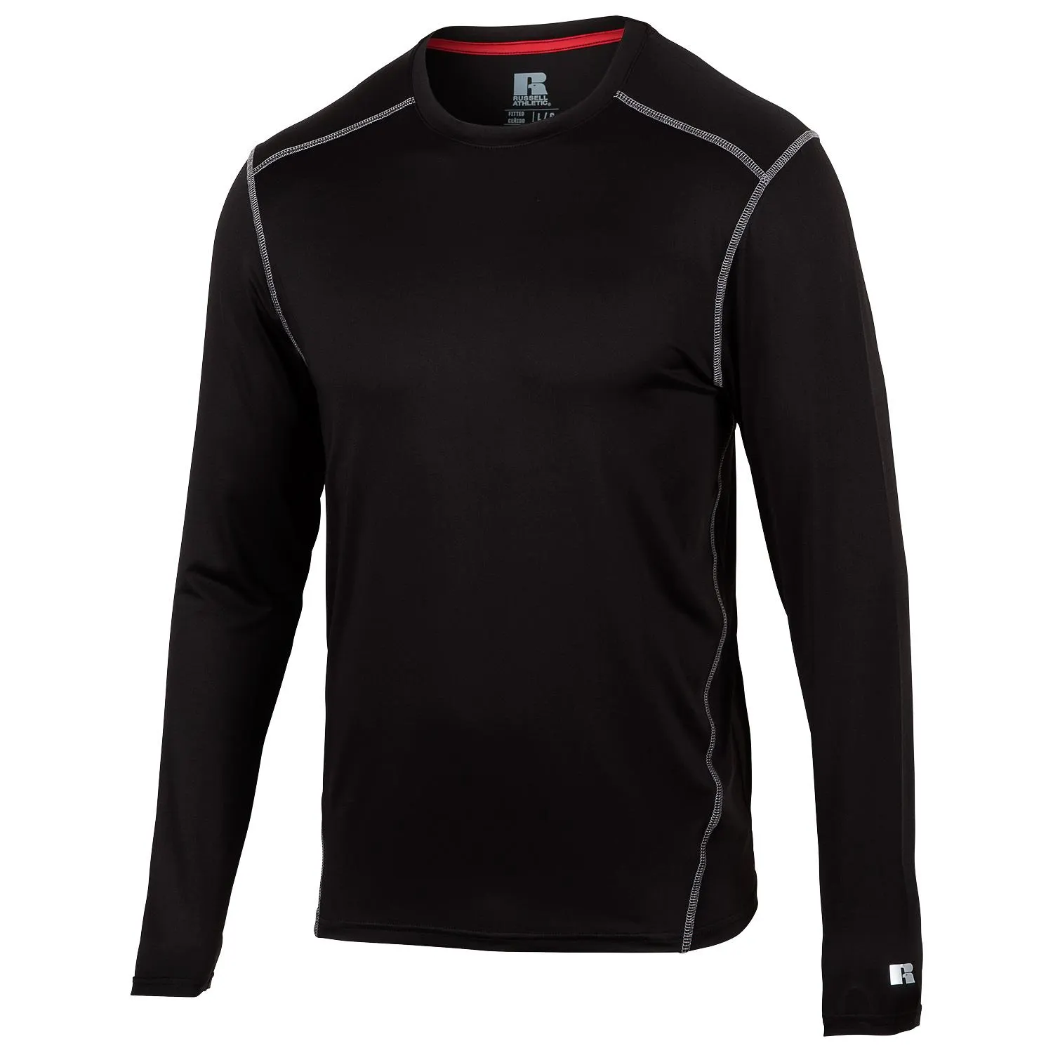 Russell Athletic Men's Long-Sleeve Fitted Crew Top