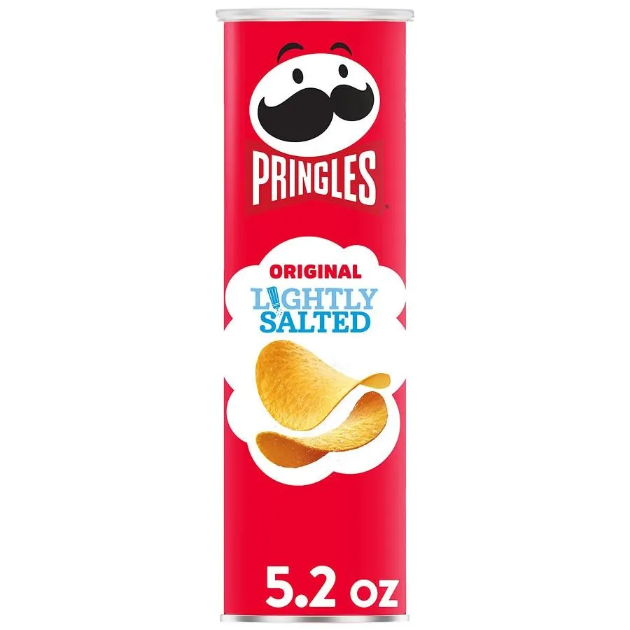 Pringles Potato Crisps Chips Lightly Salted Original, 5.2 oz