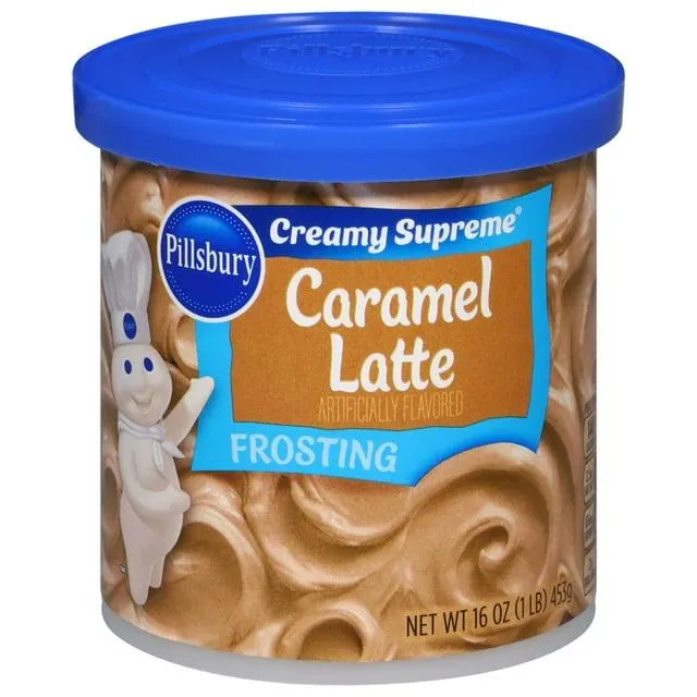 Pillsbury Creamy Supreme Caramel Latte Frosting, 16 oz Tub
