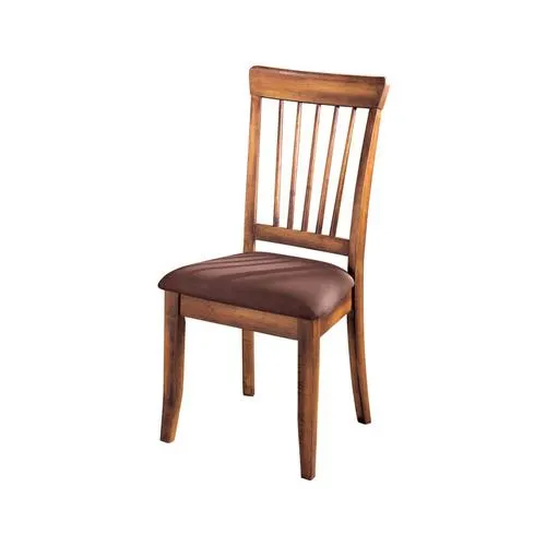 Berringer Dining Upholstered Side Chair (Set of 2) - Rustic Brown