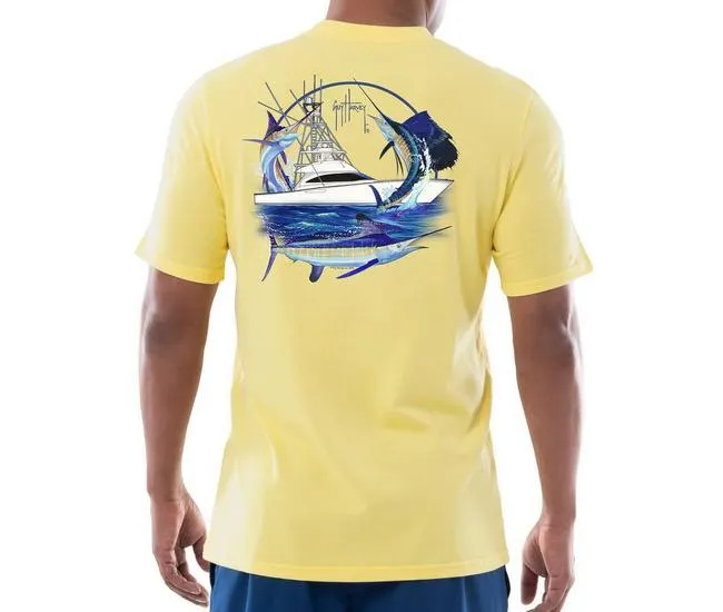 Mens Marlin Sailboat Short SleeveT-Shirt