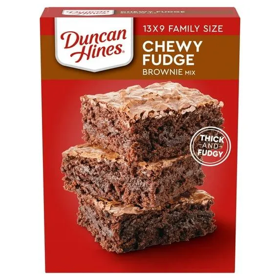Duncan Hines Brownie Mix, Chewy Fudge, 18.3 oz.