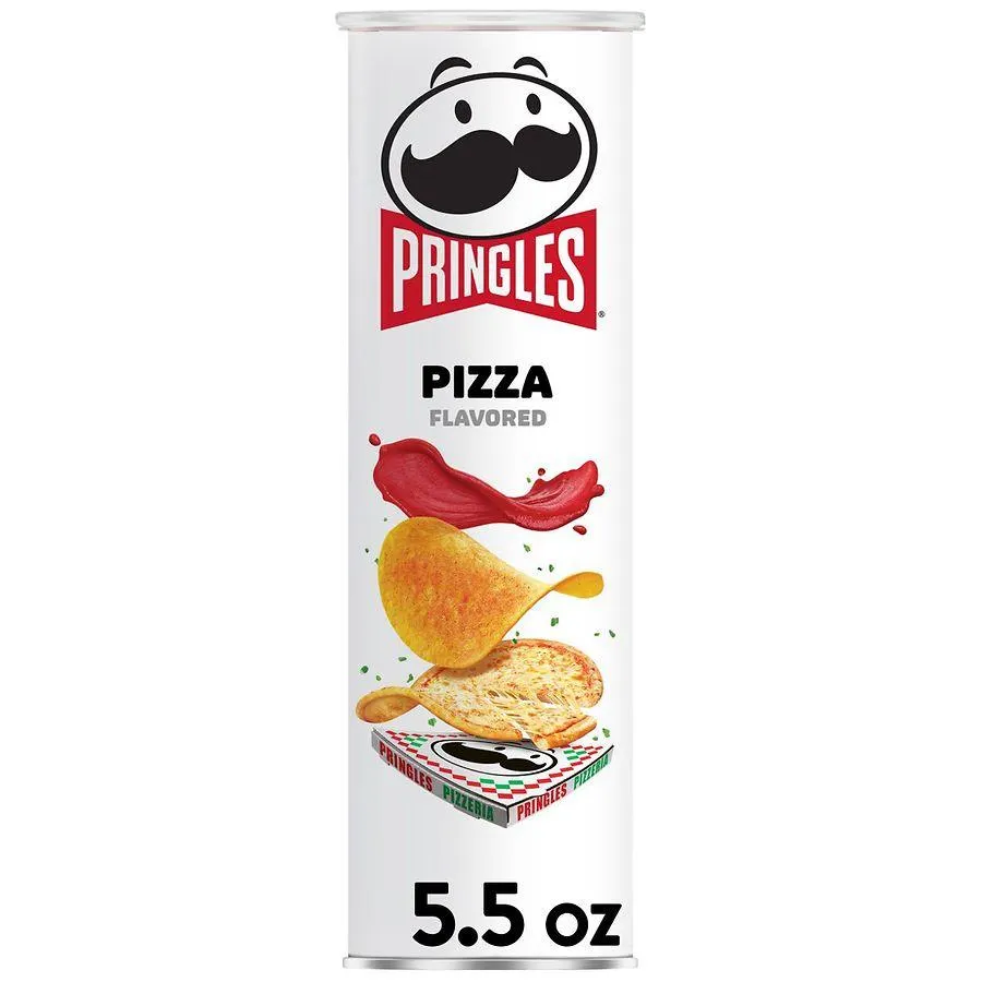 Pringles Potato Crisps Chips Pizza, 5.5 oz