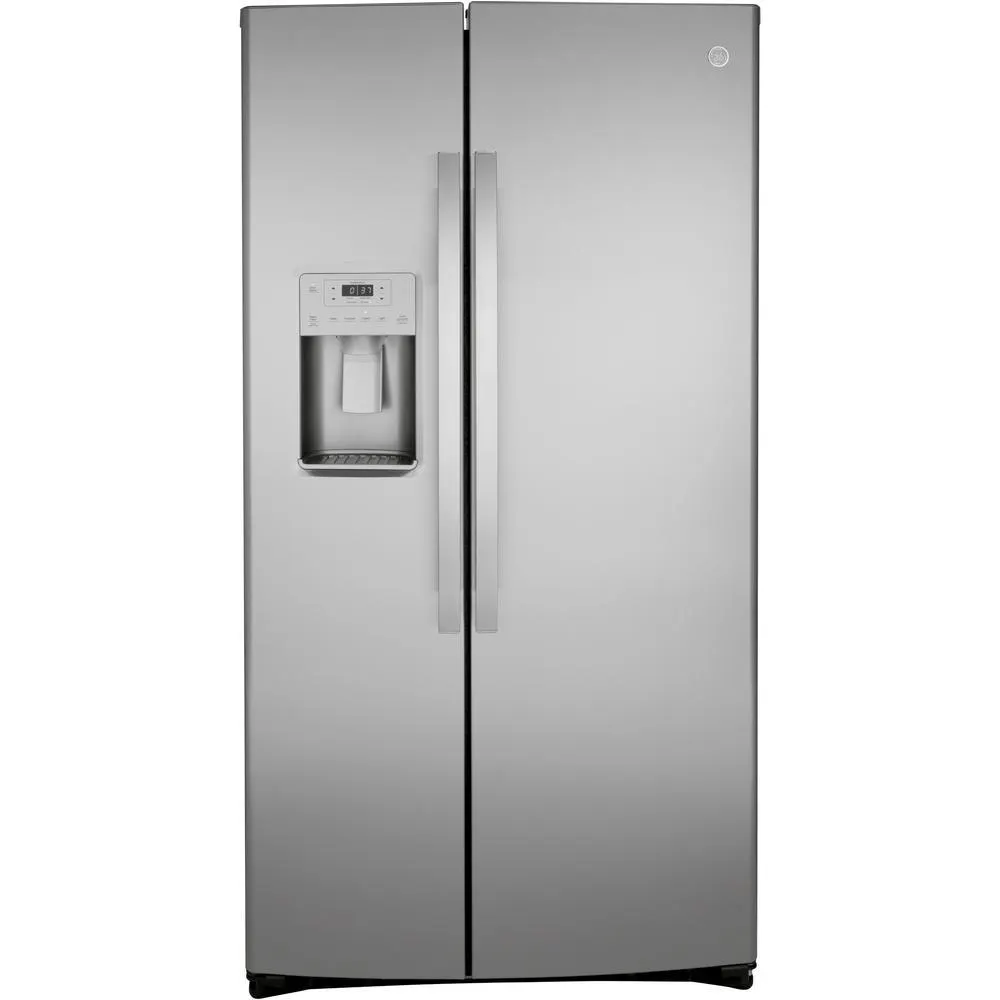 GE Appliances GZS22IYNFS 21.8 cu. ft. Side-By-Side Refrigerator - Stainless Steel