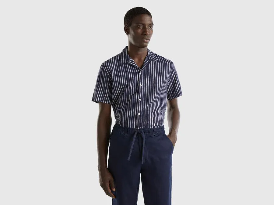 Camisa regular fit de rayas