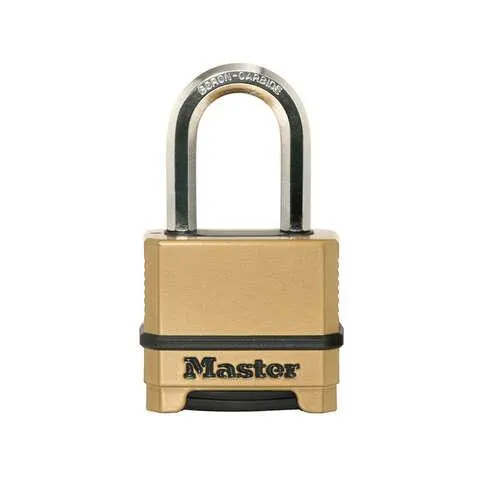 Master Lock M175XDLF Magnum 2 in. H X 1-7/32 in. W X 2 in. L Steel Ball Bearing Locking Padlock Keye