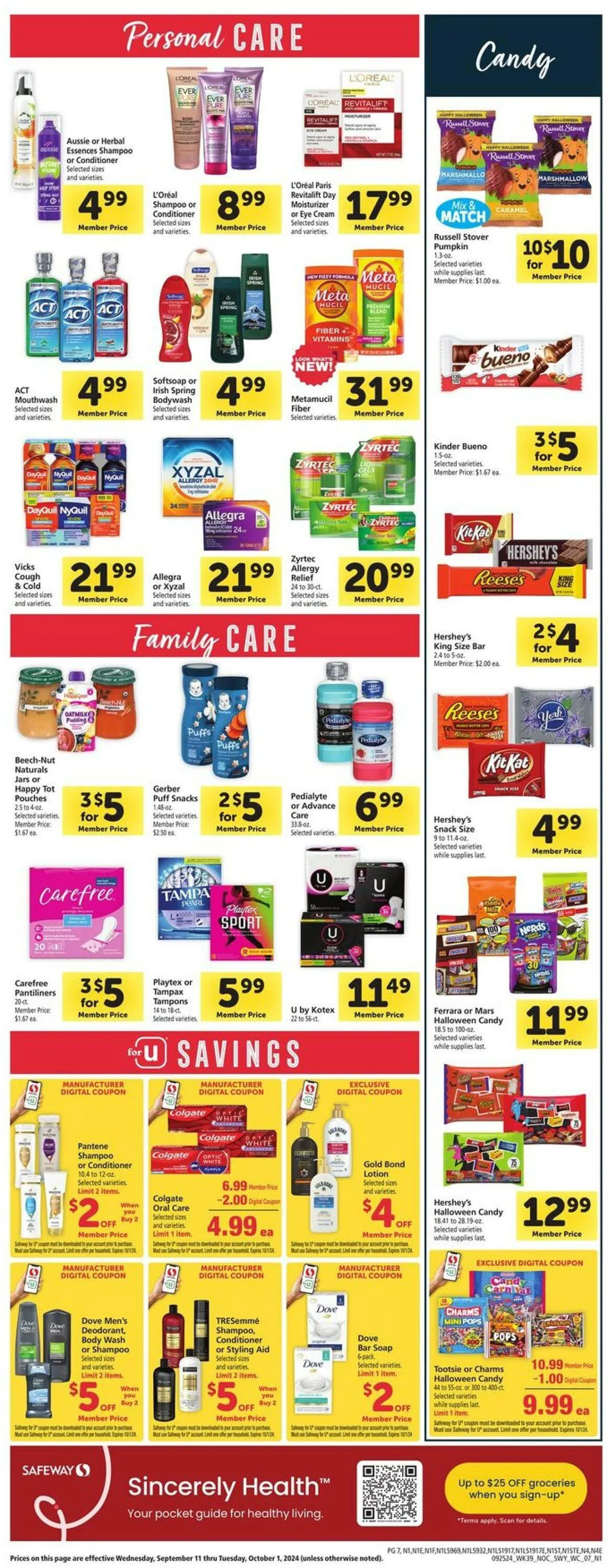 Catálogo de Safeway Current weekly ad 25 de septiembre al 1 de octubre 2024 - Página 7